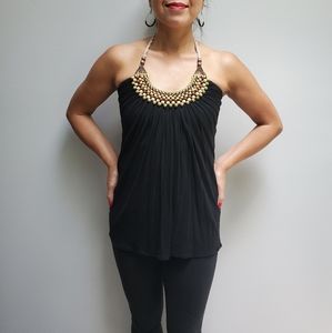 Beaded halter top